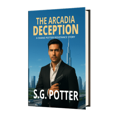 Geopolitical Thriller book The Arcadia Deception by S.G. POTTER